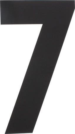 Intersteel Huisnummer 7 XXL hoogte 50 cm rvs/mat zwart