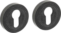 Intersteel Rozet met profielcilindergat ø55x10 mm oud grijs