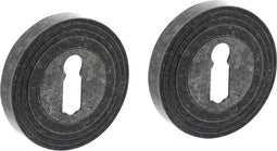 Intersteel Rozet met sleutelgat ø55x10 mm oud grijs