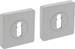 Intersteel Rozet met sleutelgat vierkant 55x55x10 mm wit
