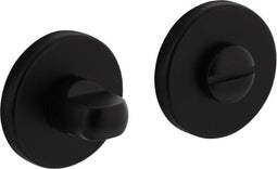 Intersteel Rozet met toilet-/badkamersluiting ø49x7 mm mat zwart