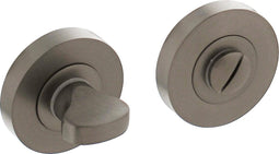 Intersteel Rozet met toilet-/badkamersluiting Ø52x10mm antracietgrijs