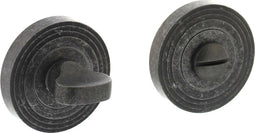 Intersteel Rozet met toilet-/badkamersluiting ø55x10 mm oud grijs