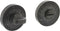 Intersteel Rozet met toilet-/badkamersluiting ø55x10 mm oud grijs
