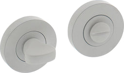 Intersteel Rozet met toilet-/badkamersluiting rond ø52x10 mm wit