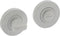 Intersteel Rozet met toilet-/badkamersluiting rond ø52x10 mm wit