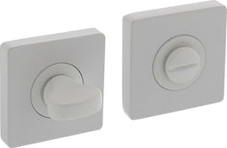 Intersteel Rozet met toilet-/badkamersluiting vierkant 55x55x10 mm wit