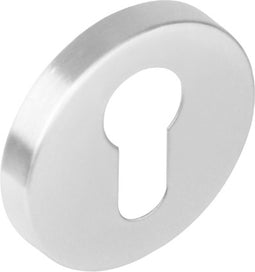 Intersteel Rozet profielcilindergat rond nokken rvs geborsteld 53mm