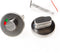 Intersteel Rozet toilet-/badkamersluiting rond nokken rvs geborsteld