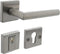 Intersteel Set achterdeurbeslag vierkant SKG*** met kerntrekbeveiliging rvs geborsteld