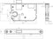 Intersteel Woningbouw cilinder kastslot 55 mm rvs geborsteld