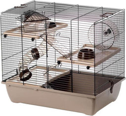 Interzoo hamsterkooi pinky3 mokka