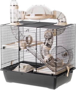 Interzoo hamsterkooi Rocky plus zwart/zwart