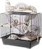 Interzoo hamsterkooi Rocky plus zwart/zwart