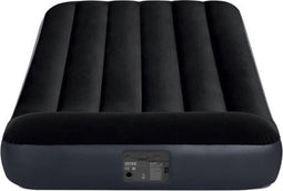 Intex 64146 Pillow Rest Classic Twin Luchtbed + Pomp 99x191x25 cm Zwart