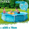 Intex Beachside opzetzwembad met filterpomp - 305x76cm - Blauw