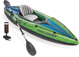 Intex Challenger K1 Kayak - 274 x 76 x 33 cm - Inclusief peddel en pomp
