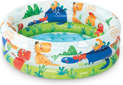 Intex Dino Buddies 3-Ring Baby Pool - Opblaaszwembad - Ø 61 x 22 cm
