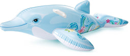 Intex Dolfijn Giant Ride-On - Opblaasfiguur - Grijze dolfijn