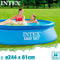 Intex Easy Set - Opblaasbaar Zwembad - 244x61 cm - Blauw - (28108NP)