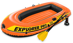 Intex Explorer Pro 300 Set - Opblaasboot - 244 x 117 x 36 cm - Inclusief peddels en pomp