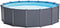 Intex Graphite Panel Pool 478x124 cm met zandfilter, ladder, afdek- en grondzeil - Model 2022