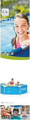Intex Metal Frame Pool - Opzetzwembad - Ø 244 cm x 51 cm