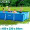 Intex Metal Frame Zwembad - Opzetzwembad - 450 x 220 x 84 cm - Rechthoekig