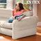 Intex Opblaasbare hoekbank - beige - 257x203x76 cm (bxlxh)