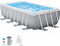 INTEX - PRISM FRAME RECT BUIS ZWEMBAD KIT (L) 4.00 x (b) 2.00 x (h) 1.22m