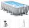 Intex Prism Frame™ Rectangular Premium Pool Set - Opzetzwembad - 400 x 200 x 122 cm