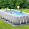 Intex Prism Frame™ Rectangular Premium Pool Set - Opzetzwembad - 488 x 244 x 107 cm met filterpomp