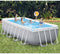 Intex Prism Frame™ Rectangular Premium Pool Set - Opzetzwembad - 488 x 244 x 107 cm met filterpomp