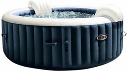 INTEX Pure Spa 28430EX blauw Navy 4 plaatsen