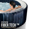 INTEX Pure Spa 28430EX blauw Navy 4 plaatsen