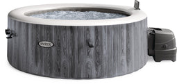 Intex PureSpa Greywood Deluxe Round Bubble Massage Set 4-persoons (220-240 Volt)