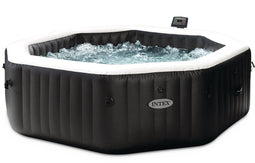 Intex PureSpa Onyx Black Octagon Jet & Bubble Deluxe 6 persoons (220-240Volt)