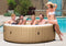 Intex PureSpa Sahara Tan Round Bubble Massage Set 6-persoons (220 - 240 Volt)