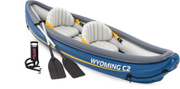 Intex Wyoming C2 Kano - 307 x 89 x 53 cm - Inclusief peddels en pomp