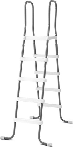 Intex Zwembadladder 132 Cm Staal Grijs/wit