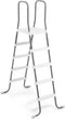 Intex Zwembadladder 132 Cm Staal Grijs/wit