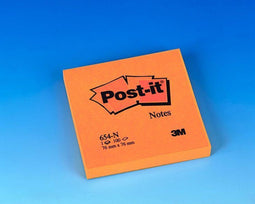 Post-it® Notes, Neon Oranje, 76 x 76 mm, Individueel Verpakt, 100 Blaadjes