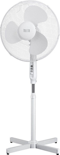Teesa TSA8022 - Statiefventilator, 3 standen, wit