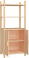 vidaXL - Hoge - kast - 60x40x141 - bewerkt - hout