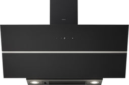 Inventum AKD9015GTZ - Schuine afzuigkap - 90 cm - 660 m3/h - 4 standen - Timer - Energieklasse A++ - Zwart