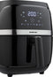 Inventum GF320HLD - Airfryer - Hetelucht friteuse - 3,2 liter - 8 automatische programma's - 80 tot 200 graden - 1300 watt - Zwart/RVS
