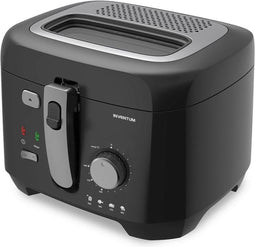 Inventum GF626 - Frituurpan - 2,5 liter - Tot 190 graden - 1800 watt - Anti reukfilter - Kijkvenster - Friteuse - Zwart/RVS
