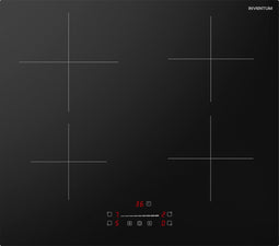 Inventum IKI6008 - Inbouw inductie kookplaat - 60 cm - 4 kookzones - 1-fase plug en play - Randloos - Zwart