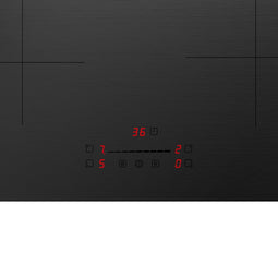 Inventum IKI6008MAT - Inbouw inductie kookplaat - 60 cm - 4 kookzones - 1-fase plug en play - Randloos - Matzwart