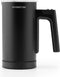 Inventum MK560B - Elektrische melkopschuimer - 150/300 ml - Warm/koud opschuimen - Verwarmen - Antikleeflaag - Bediening op handvat - Zwart